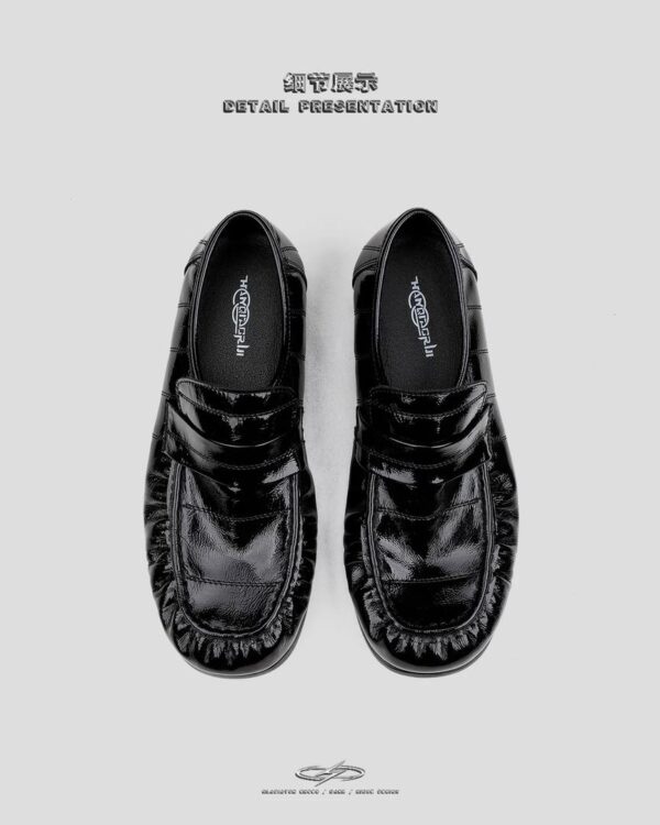 Hanqiao Diary Black Leather Shoe